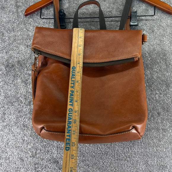 Patricia Nash Luzille Backpack Brown Leather Convertible Crossbody Purse Bag main image 14